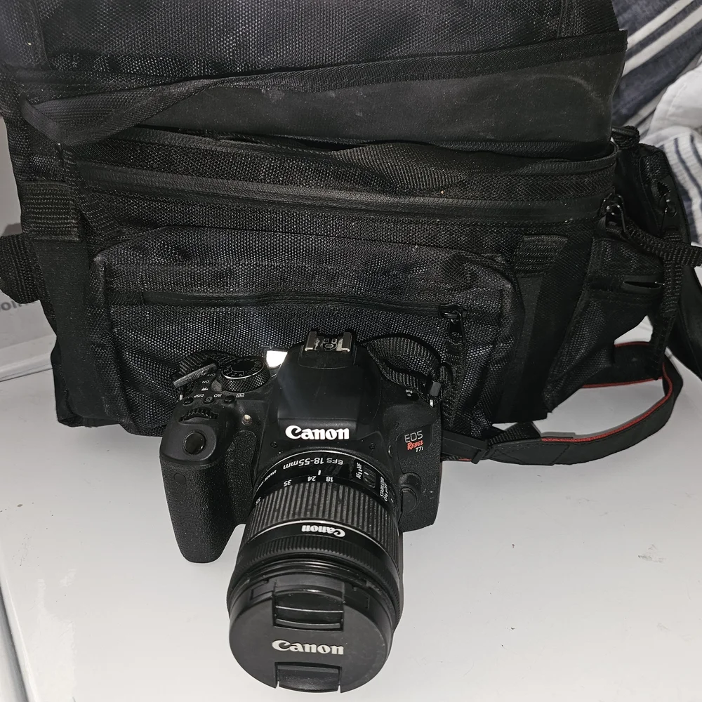 Canon EOS DSLR Camera with Lens - Black